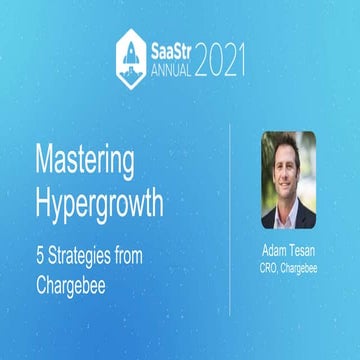 Mastering Hypergrowth: 5 Growth Strategies with Chargebee's CRO