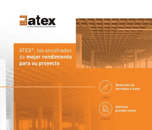 Atex, el encofrado para losa nervada