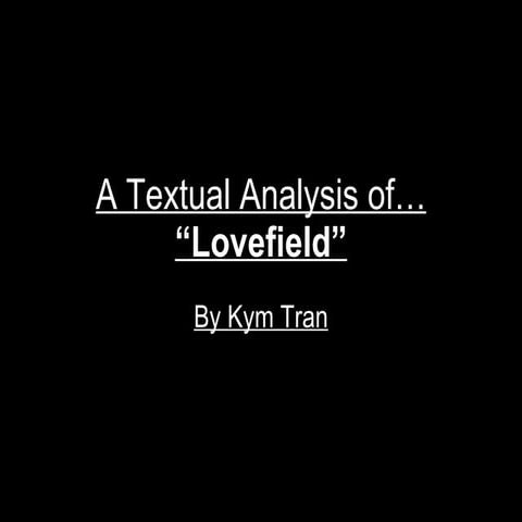 Lovefield film analysis