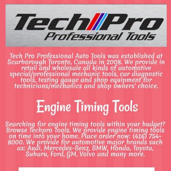 Tech Pro Professional Auto Tools presentations