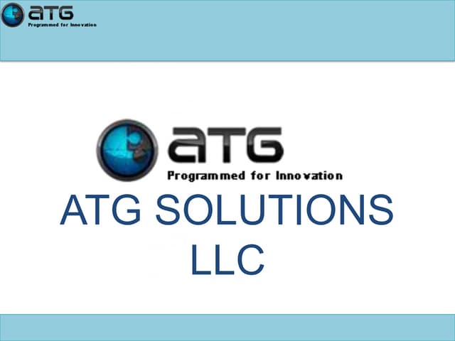 Atg   corp profile - new