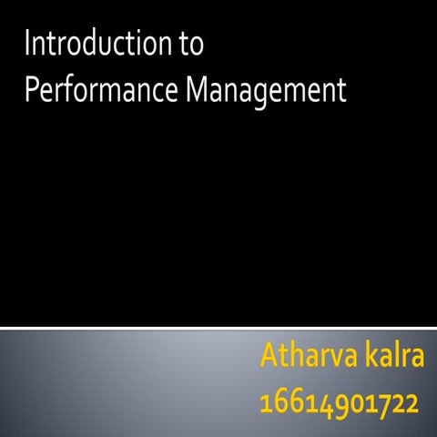 Atharva Project management presentation.