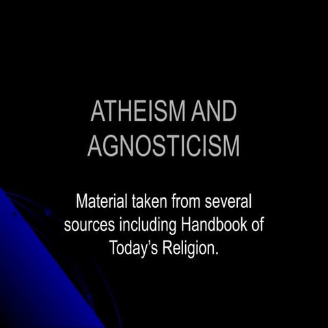 Atheism - By Suhit Kulkarni