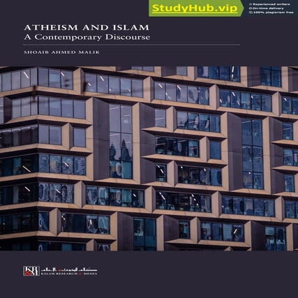 Atheism And Islam A Contemporary Discourse | PDF
