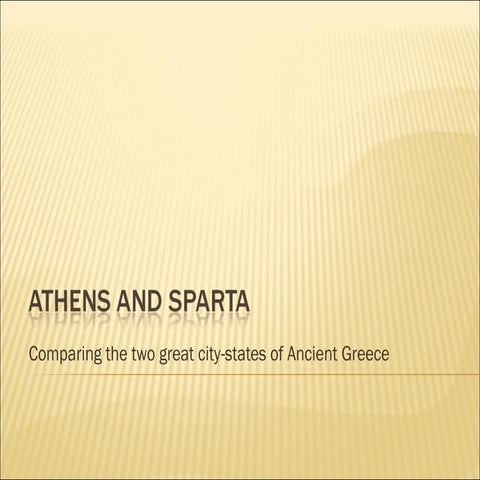 Athens & Sparta