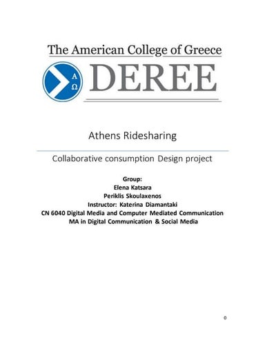 Athens Ridesharing-Final-Project