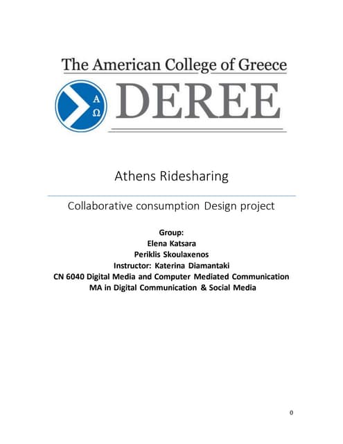 Athens Ridesharing-Final-Project