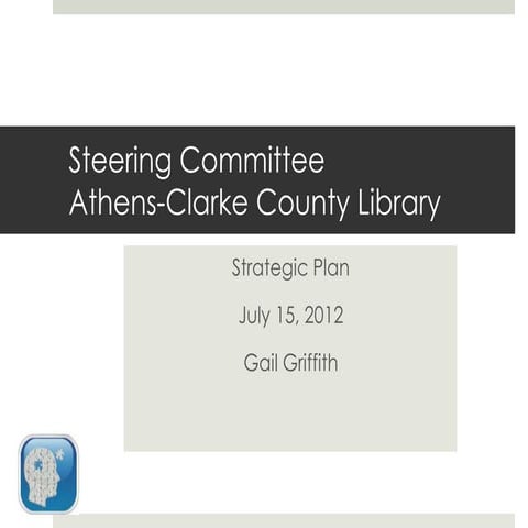 ACCL Steering Committee July 16, 2012 with data