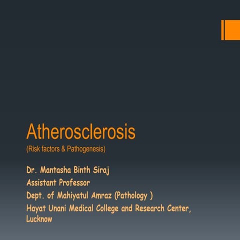 Atherosclerosis.......
