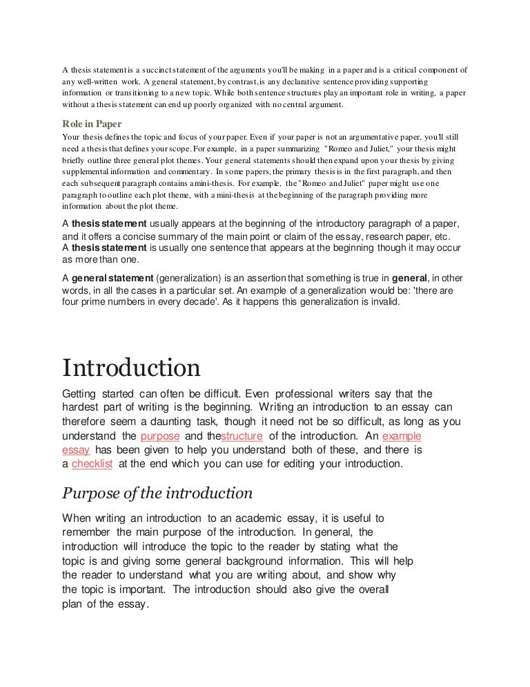 Succinct thesis statement examples picture