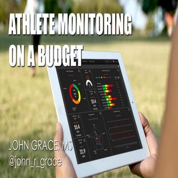 Athlete Monitoring on a Budget
