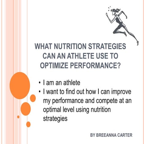 Athletes nutrition and optimum performance