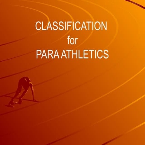 Comprehensive Classification System for Para Athletics in Paralympic ...