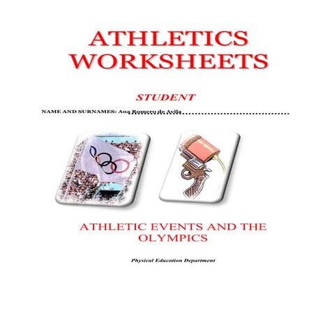 Athletics worksheets