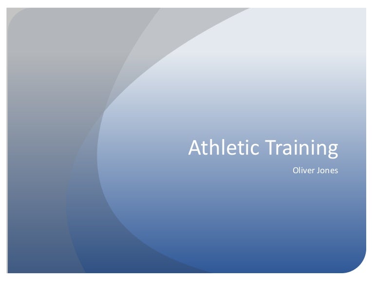 Athletic Training Career Powerpoint