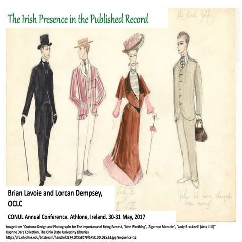 The Irish presence in the global published record