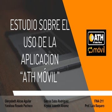 Estudio Estadístico Uso ATH Movil en Puerto Rico 2021