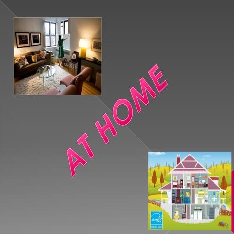 Our favourite places at home | PPTX