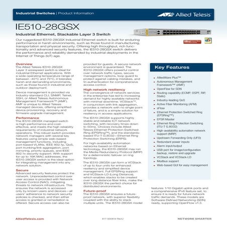 Allied Telesis IE510-28GSX