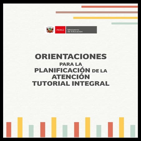 Ati orientaciones para la planificación de la atención tutorial ...