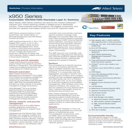 Allied Telesis X950 Series