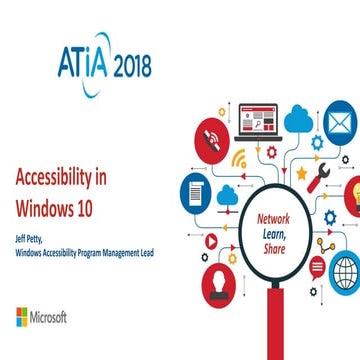 Windows 10 Accessibility - ATIA