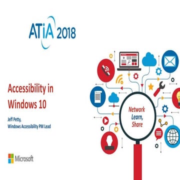 Updated! Windows 10 Accessibility - ATIA
