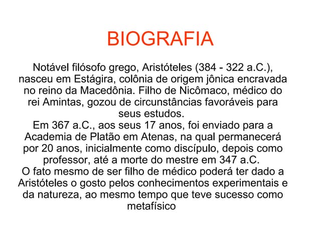 A ética em aristóteles