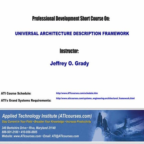 ATI Professional Development Short Course Universal Arhitecture Description F...