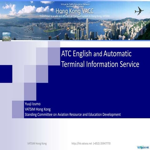 ATIS and ATC English 