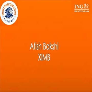 Atish Bakshi XIMB 
