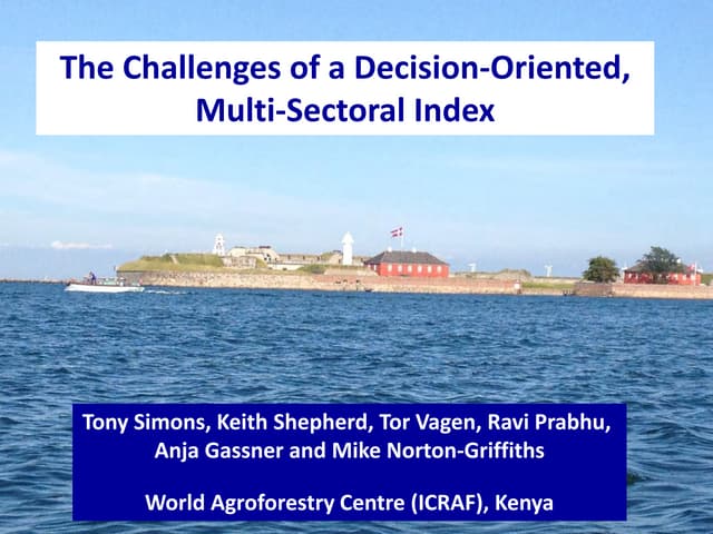 The Challenges of a Decision-Orient...