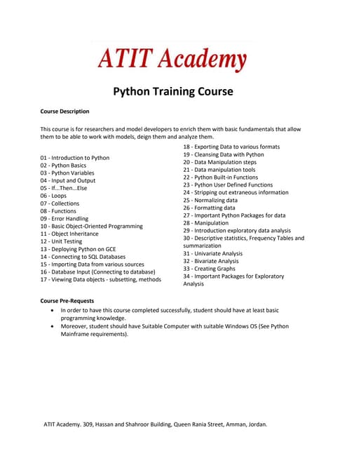 MATLAB for Researcher Course - ATIT Academy | PDF