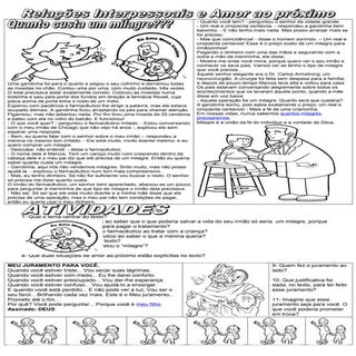 Atividade de ensino religioso relac...