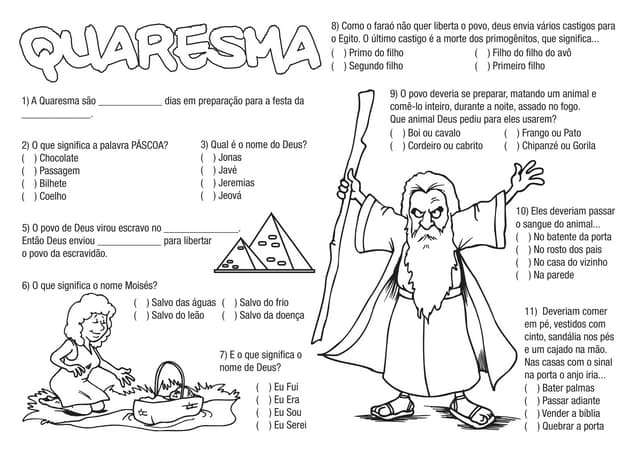 o significado da quaresma para aplicar na catequese | PDF