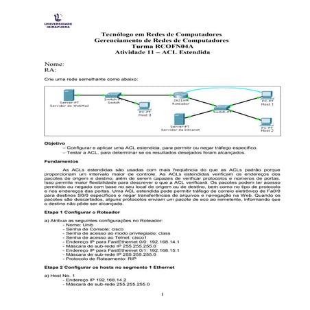 Atividade acl extendida