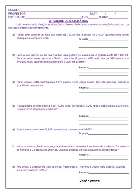 Situações-problema de matemática en...