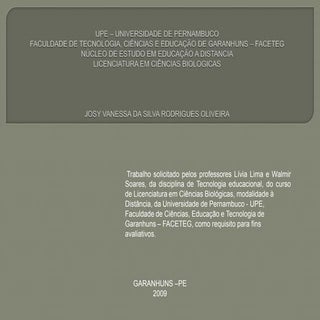 Atividade De Tecnologia Educacional...