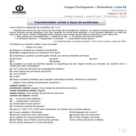 REVISÃO DAS CLASSES GRAMATICAIS COM ATIVIDADES E GABARITO.pdf