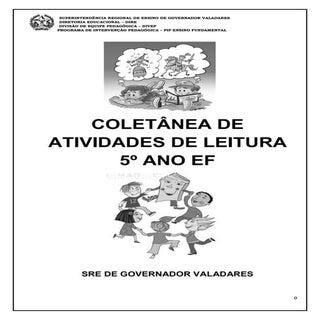 COLETÂNEA DE ATIVIDADES DO 5º ANO