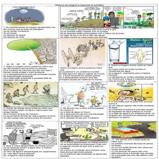 Atividades charges agua