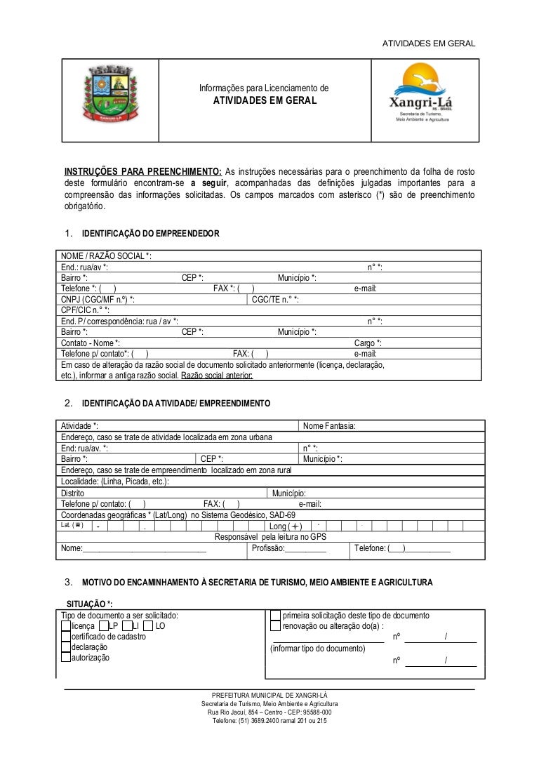 Atividades em geral inclui construo civil em appxangrila