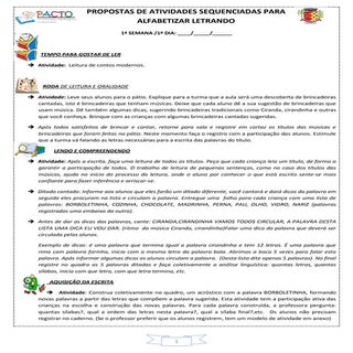 Atividades sequenciadas - 1º encont...