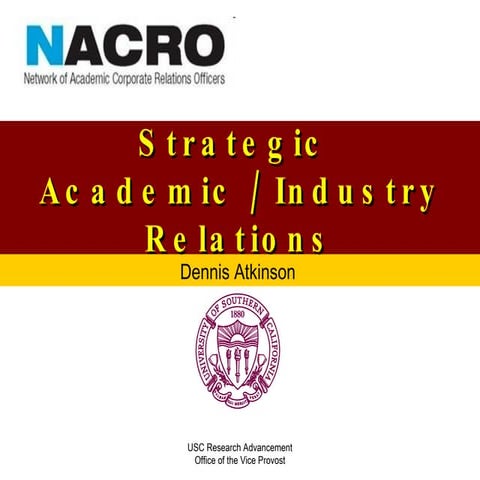 Atkinson Industry intro - NACRO 2009