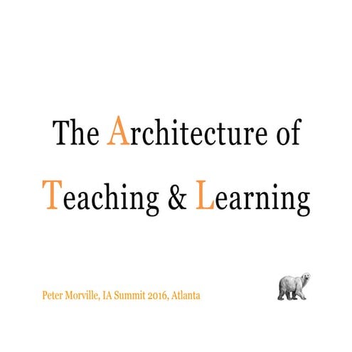 The Architecture of Teaching & Learning (ATL)