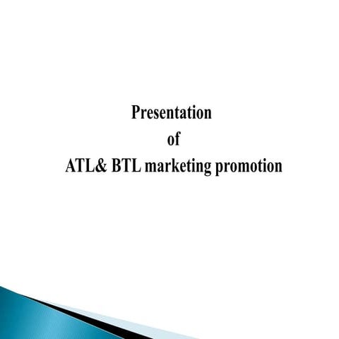 ATL&BTL marketing products Promotion