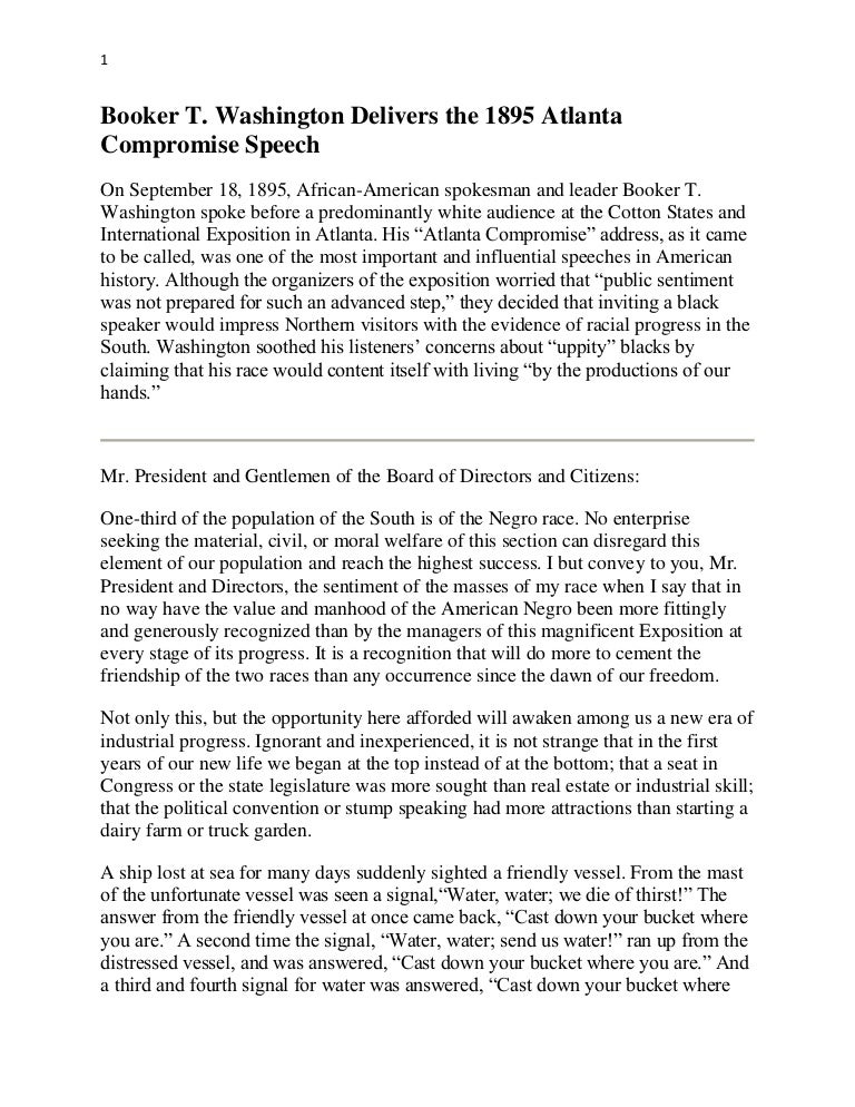 Booker t washington beliefs picture