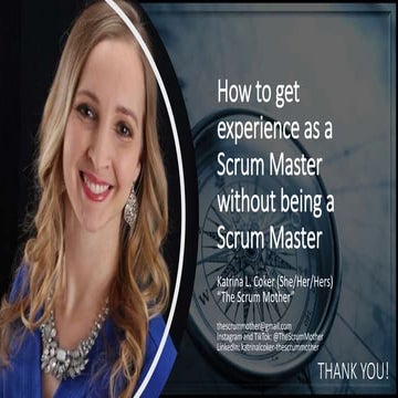 Atlanta Scrum User Group: "How to Get Experience as a Scrum Master without be...