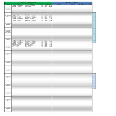  Horários Atlânticoline 2013