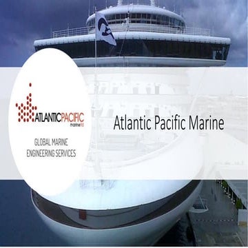 Atlantic Pacific Marine, scrubber project | PPTX